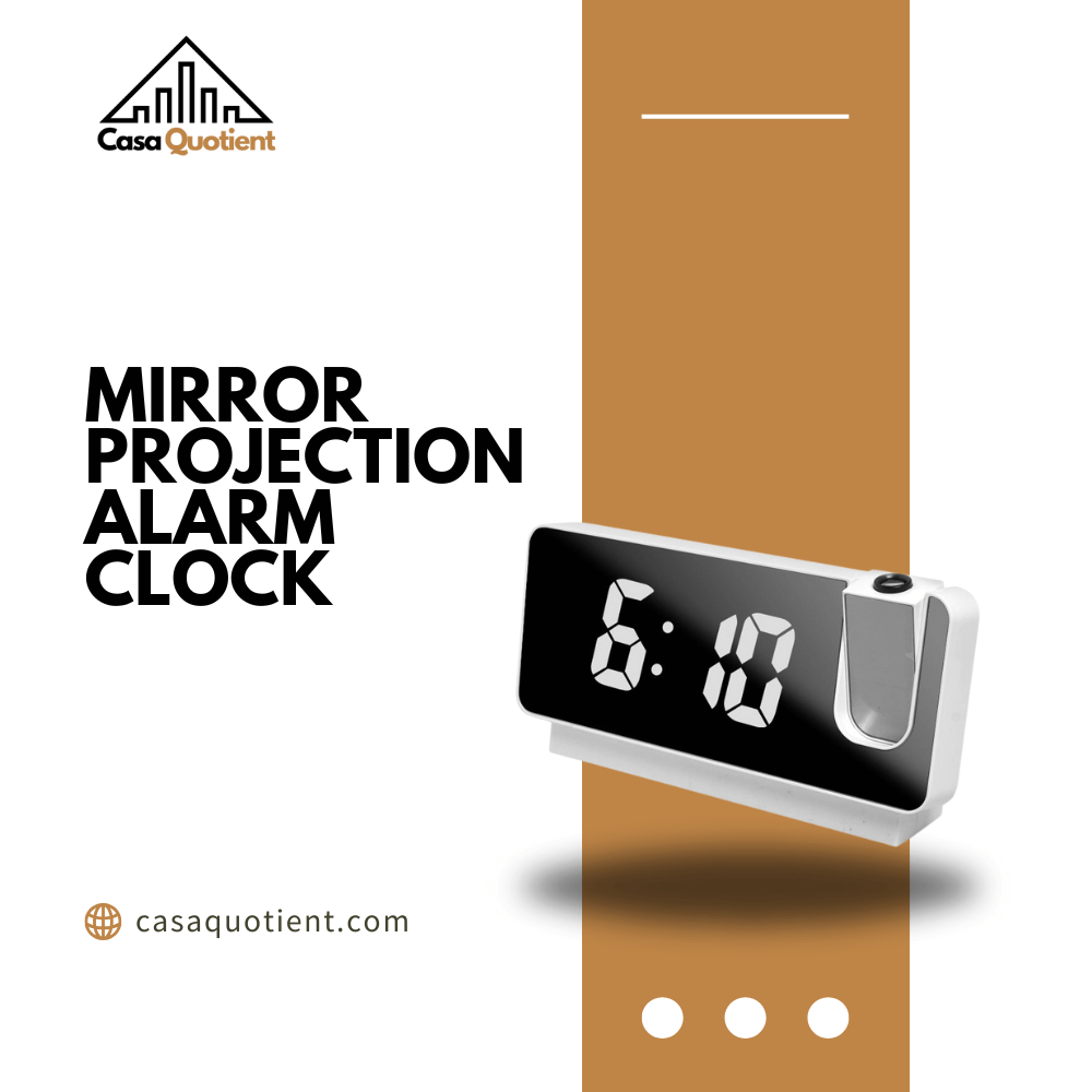 Mirror Projection Alarm Clock