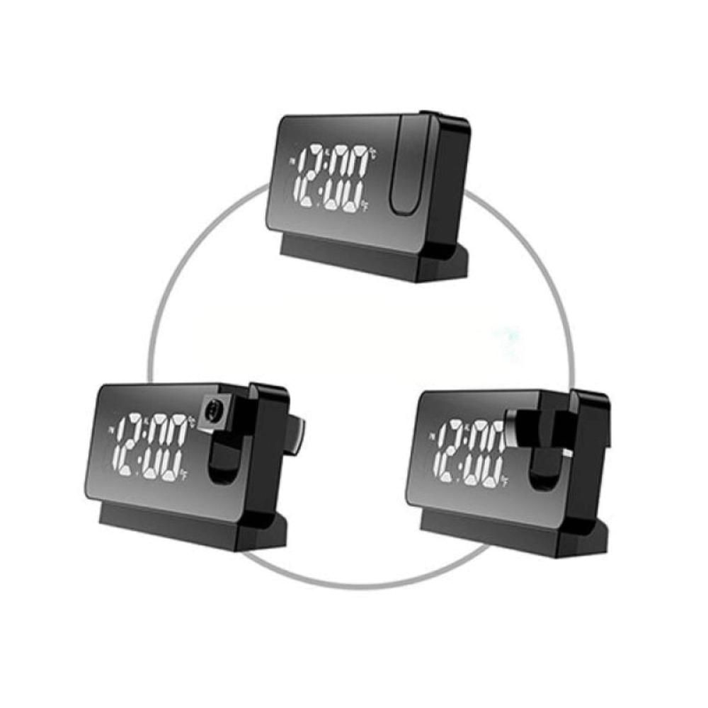 Mirror Projection Alarm Clock